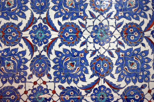 Iznik tiles from Rüstem Paşa mosque