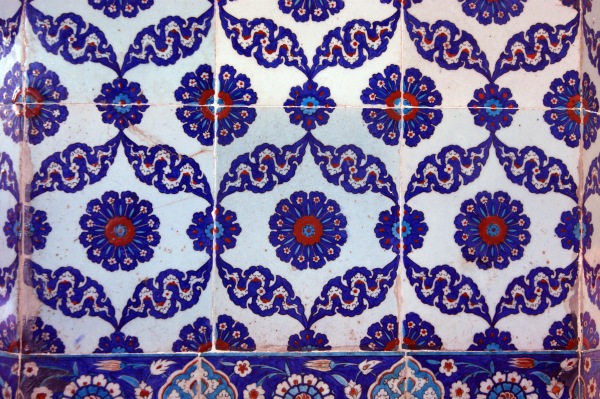Iznik tiles from Rüstem Paşa mosque