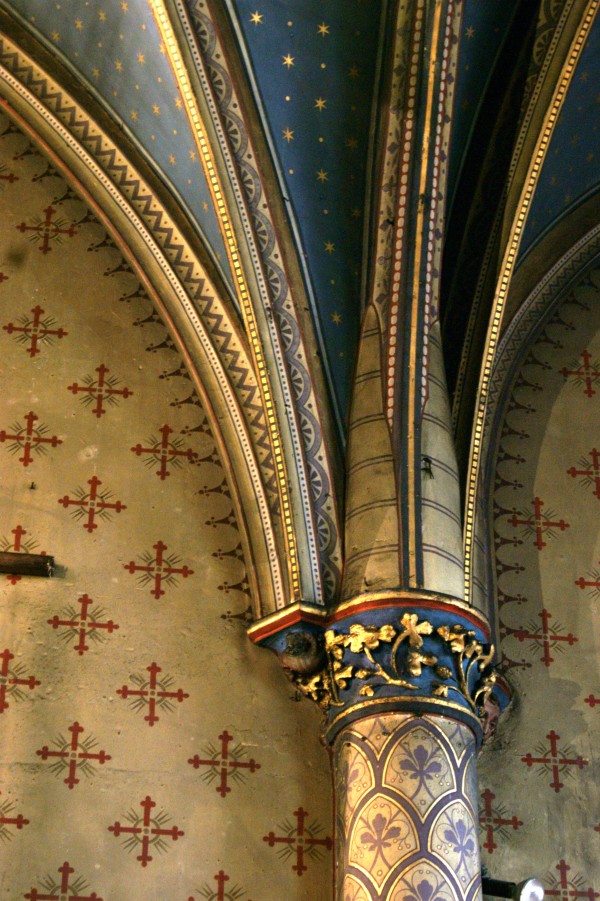 Many medieval churches were once gilded and decorated like Notre Dame du Taur